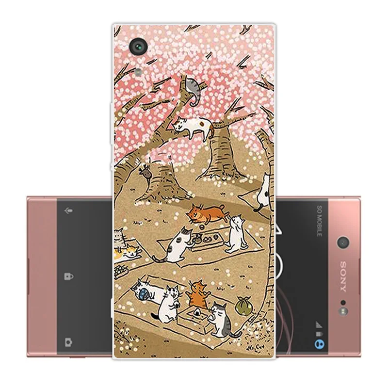 Для Sony Xperia XZ2 XZ3 XA1 XA2 Ultra XZ Премиум мягкий чехол из ТПУ для Compact H8314 10 Z5 защитная сумка