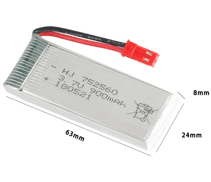 3 7 В 900 мАч lipo аккумулятор для 8807 Вт A6 A6W Rc Quadcopter запасные части аксессуары дроны