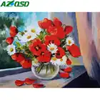 Картина AZQSD по номерам Цветы Картина маслом по номерам цветочный набор ручной краски холст украшение для дома подарок сделай сам