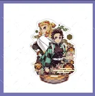 Аниме Демон Истребительница камадо Tanjirou Rengoku Kyoujurou фигурка на акриловой подставке модель пластина Дисплей Настольный Декор Косплэй стол Декор