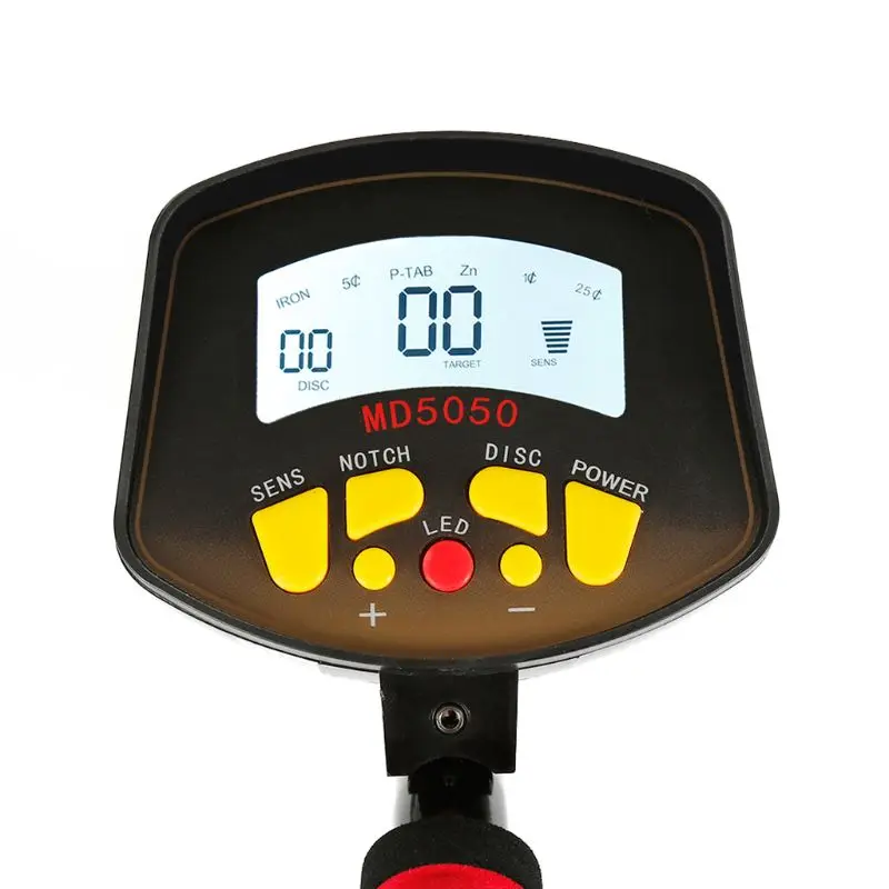 

PXPD High Sensitivity MD5050 Underground Metal Detector LCD Display Treasure Jewelry Gold Hunter Finder Scannner