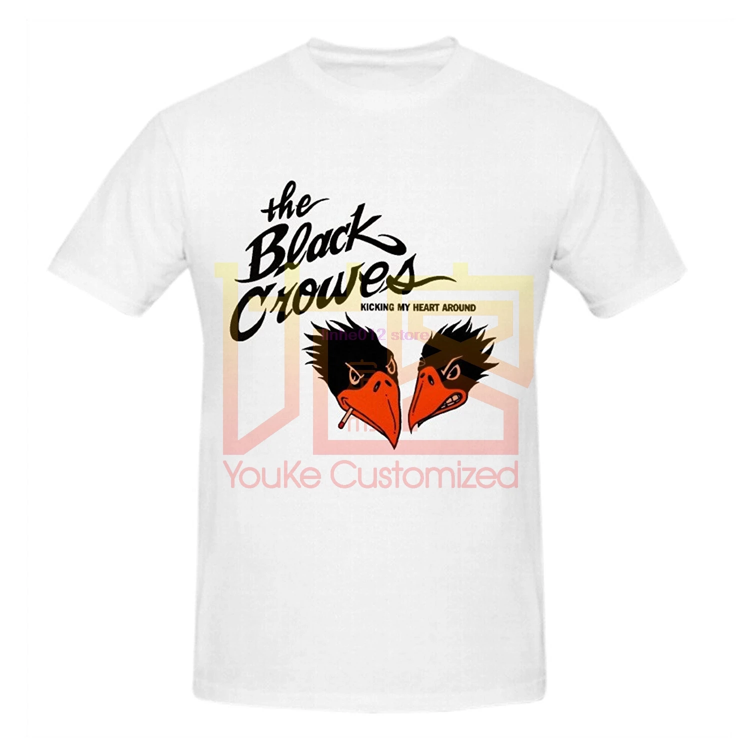 Модные мужские футболки с круглым вырезом черные короны ногами мое сердце