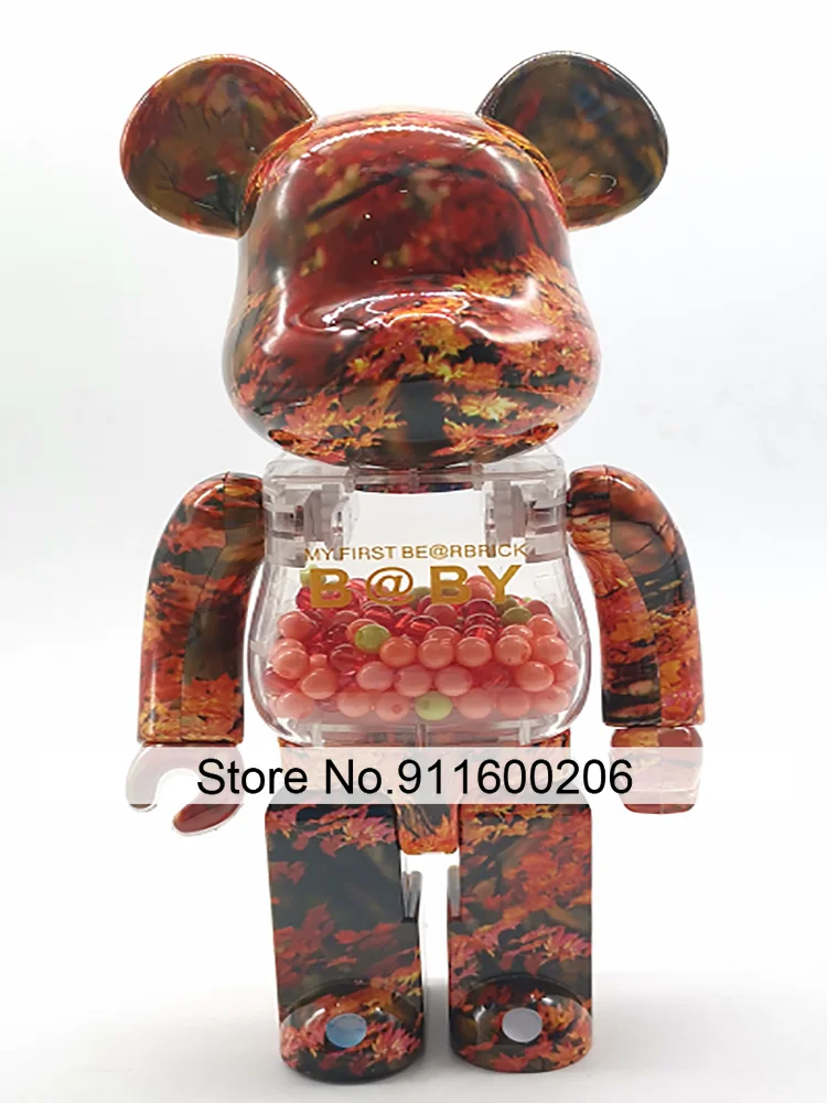 

Bearbricklys 28cm 400% Bear&bricklys Toy B@By Blocks Bear Toy Action Toy Figures Garage Kits Dolls Kids Toys