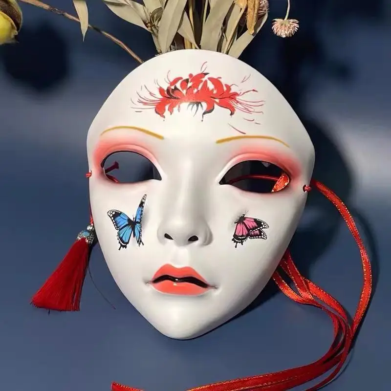 Peking Opera/расписанные вручную страшно полная уход за кожей лица маски Косплэй Hanfu
