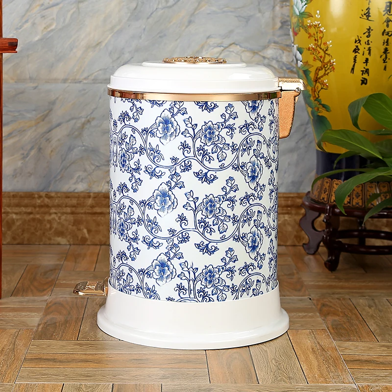 Бесплатная доставка европейская мусорная корзина легкая и Роскошная большая