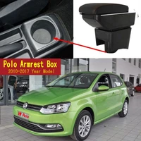 for volkswagen vw polo center console arm rest armrest box central store content storage box