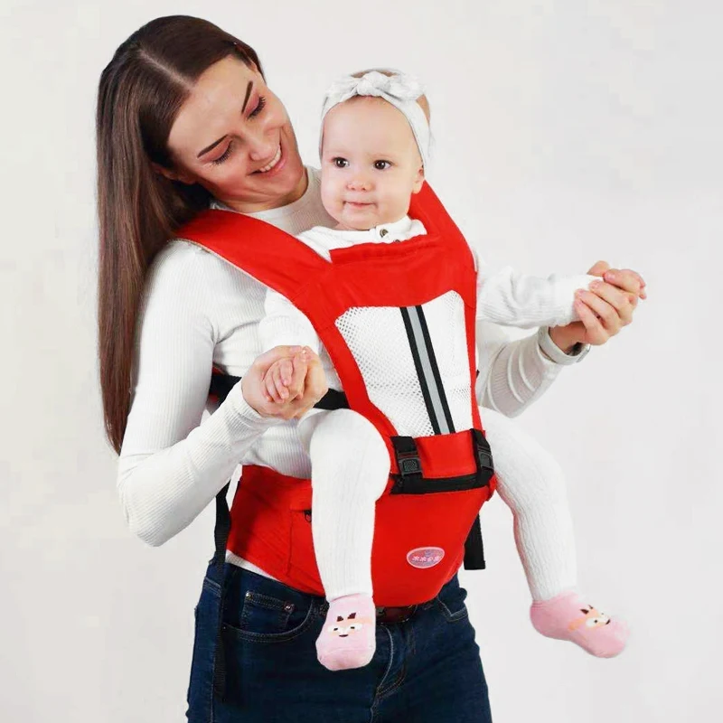Рюкзак-переноска детский Эргономичный с набедренным сиденьем для новорожденных