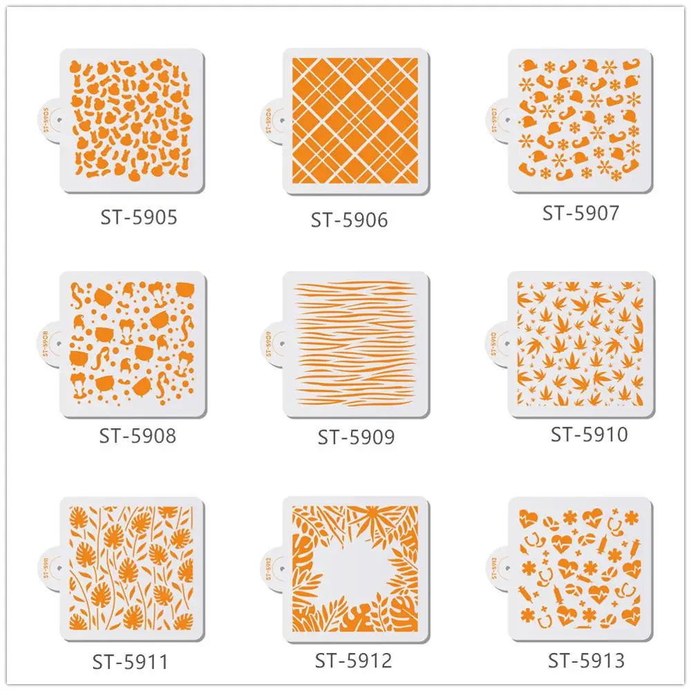 Трафареты для украшения кексов шоколада облака цветы жемчуг | Дом и сад
