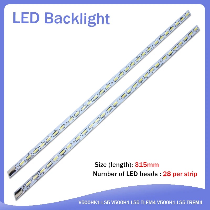 10 шт./лот LE50D8800 V500HJ1 LE1 Светодиодная лента V500H1 LS5 TLEM6 TLEM4 TREM6 TREM4 E117098 28 светодиодный s
