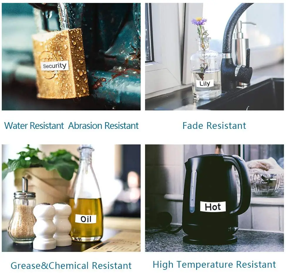 Unistar 12 мм 6 шт. в упаковке совместим с принтером для этикеток Brother том числе