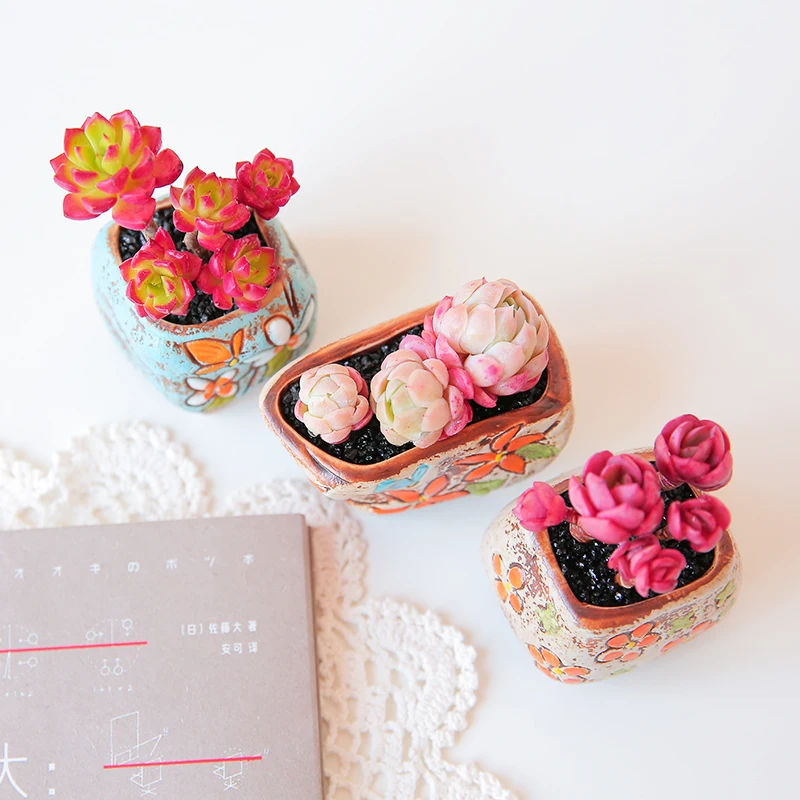 Shengshi цветочный горшок керамическое мясо креативный в Корейском стиле