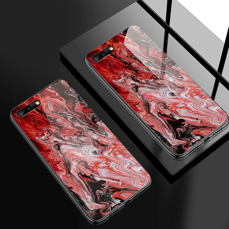 W383 Закаленное Стекло чехол для iPhone 5S, se, 6, 6 S, 7, 8 Plus XR XS MAX чехол для Meizu M5 M6 M8 M9 Примечание 16th плюс противоударный Твердые чехлы - Цвет: W383