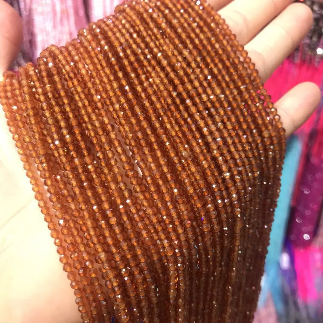 Бусины Из Натурального оранжевого граната россыпью полуобработанные с