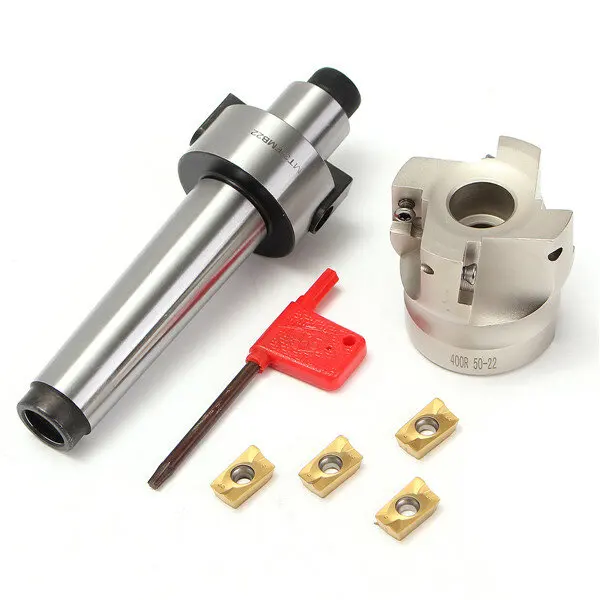 

400R-50-22 Face End Mill With MT3-FMB22 Shank And 4pcs APMT1604 Inserts