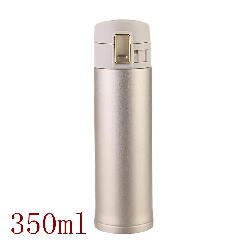 Golden 350ml IVYSHION новая портативная кружка для путешествий на зиму из нержавеющей стали с вакуумной изоляцией с ручкой, Высококлассные Подарки 350 мл 500 мл 2 размера - Цвет: Golden 350ml