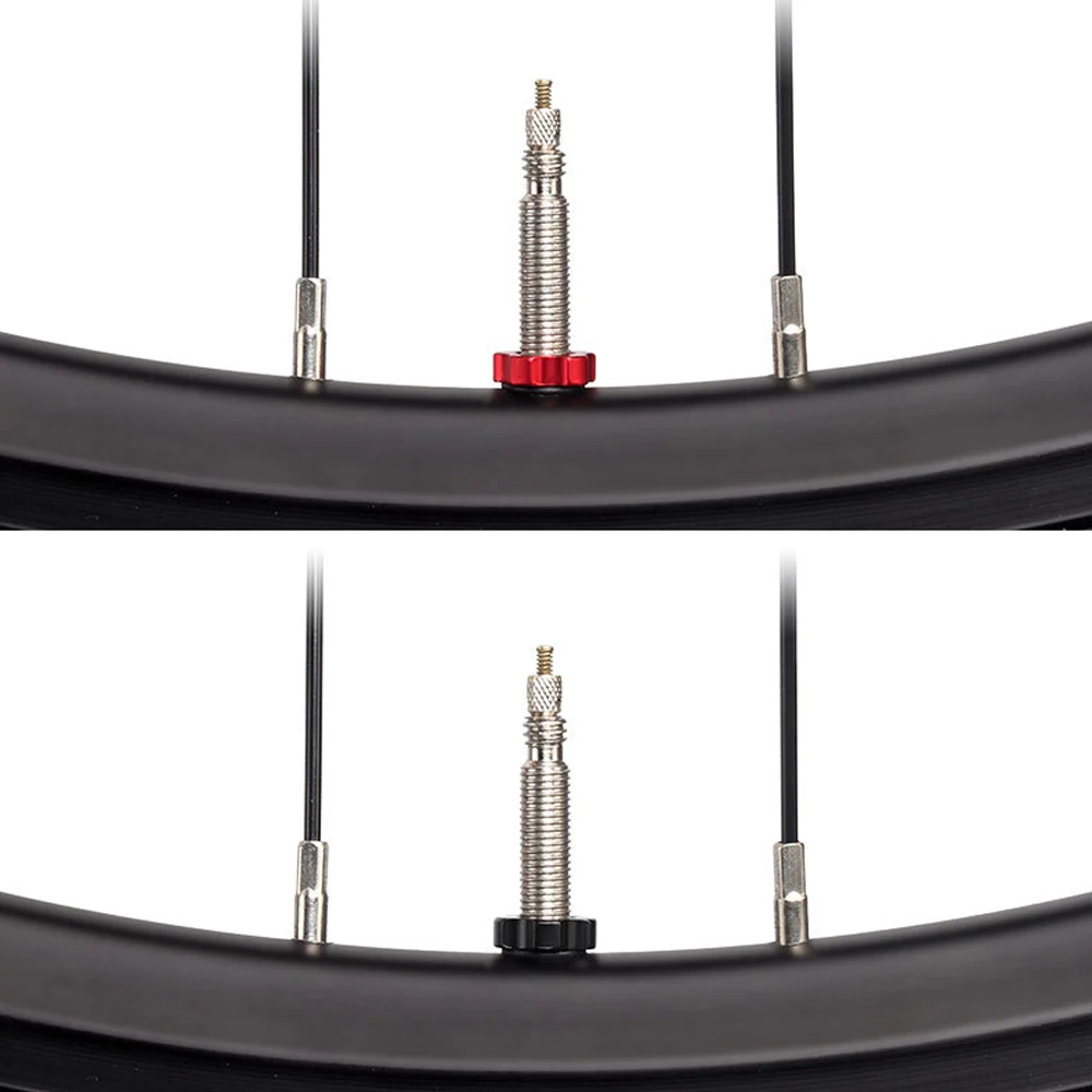 

Mountain Bike Presta Valve Schrader Valve Bicycle Wheel Converter Nut Rim Conversion Nut With Installation Wrench Bike Accessory