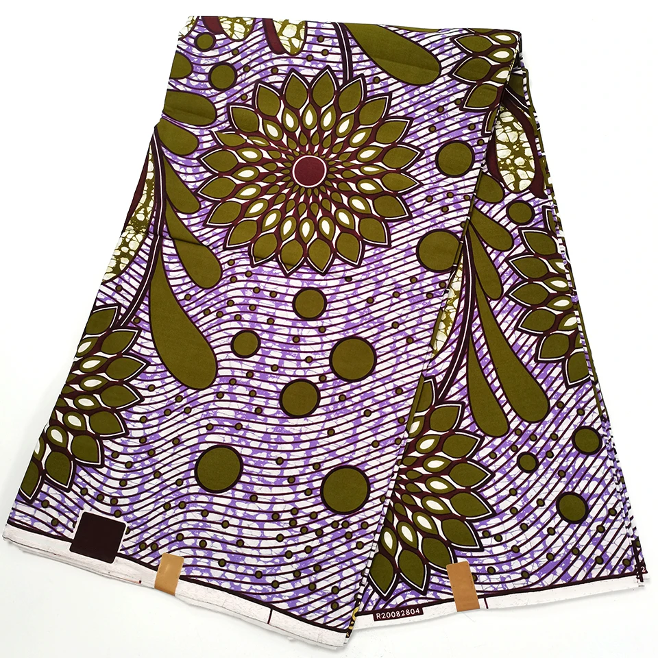

6 Yards Mitex Wax Print/ African Fabrics Kitenge/Pagnes/Tissues Africain/ Lapa/Chitenge HSH-91