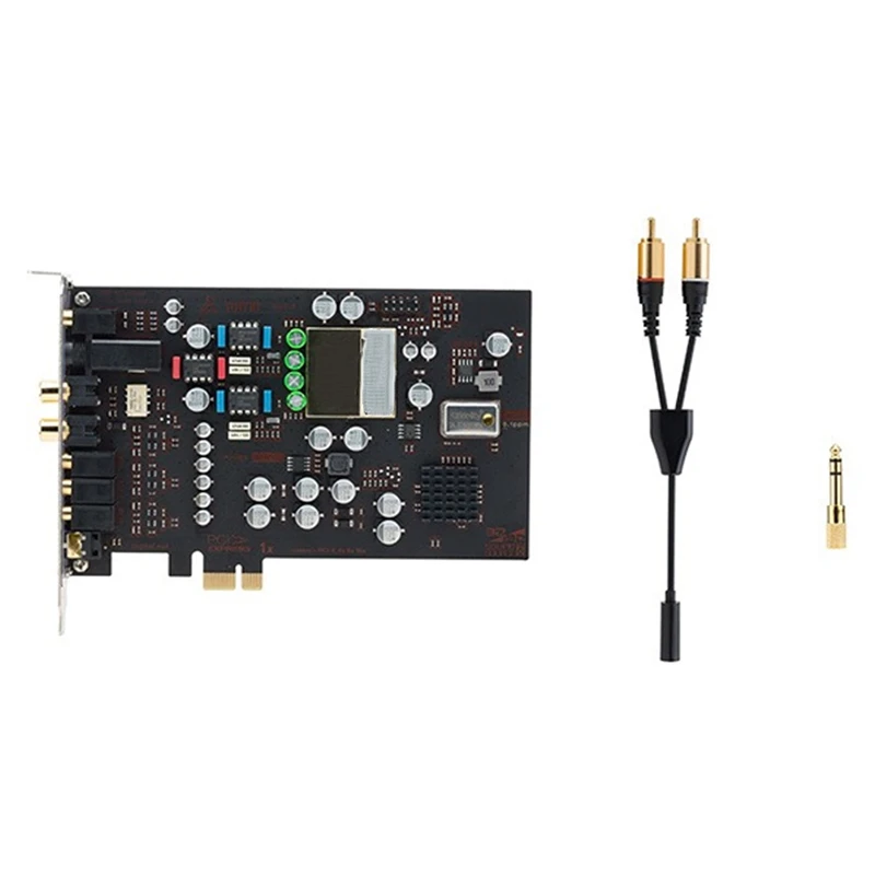 Independent Op Amp DAC Desktop Built-in HIFI PCI-E Sound Card [Sound Source PCIe MaX] HiFi/Warm Compensation