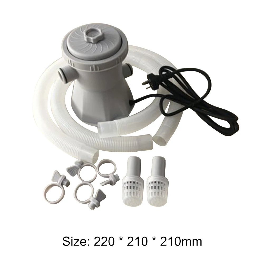 

Outdoor Pond Water Cleaning Pump 240V Swimming Pool Siphon Circulation Electric Siphon Filter Pump Kit