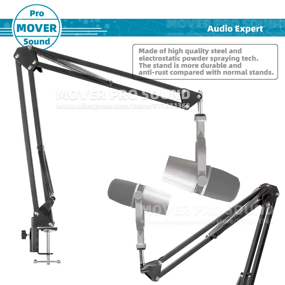 Настольная подвеска ножничная стрела стойка для микрофона SHURE MV7 MV 7 подставка