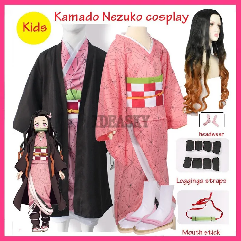 Девушки дети ребенок аниме демон убийца Kimetsu без Yaiba Tanjirou камадо Nezuko Zenitsu Shinobu