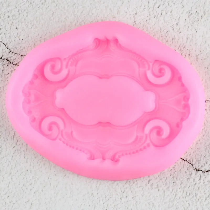 Винтажная рамка силиконовые формы сделай сам рельефный кекс конфеты глина