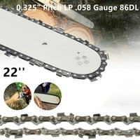 22 inch chainsaw chain bar pitch 0 325 blade wood cutting 86dl drive links replacement parts chainsaw spares for electric saw