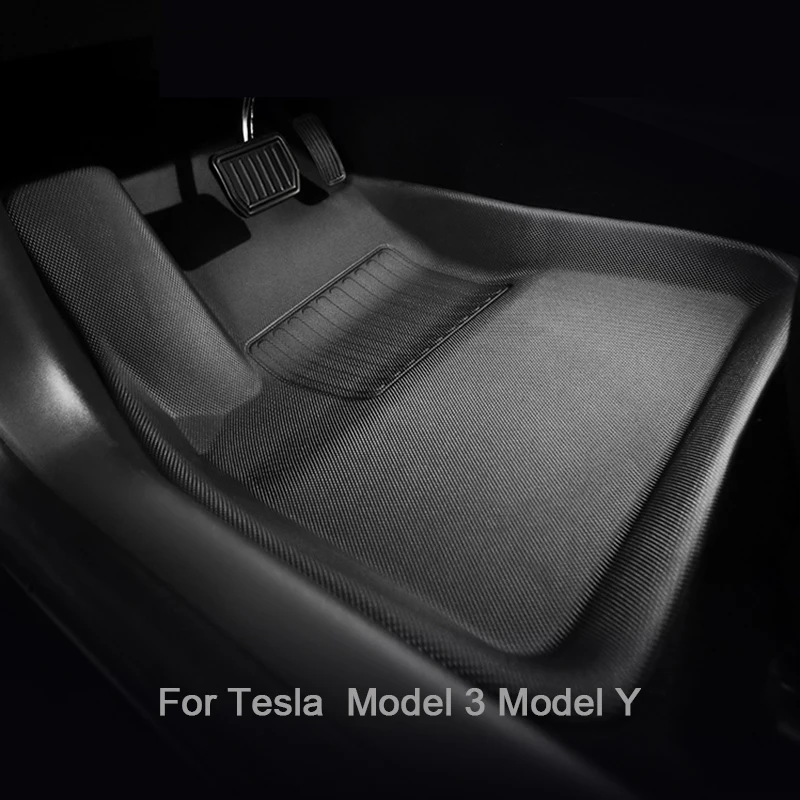 

For Tesla Model 3 2021 Mats Model Y Car Mat Interior Parts Floor Mats For Tesla Accessories Carpets Floor Covering