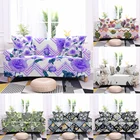 Красочный цветочный узор эластичный диван-крышка для Гостиная чехол для секционного дивана спандекс чехлы Чехол протектор 1234 Seater