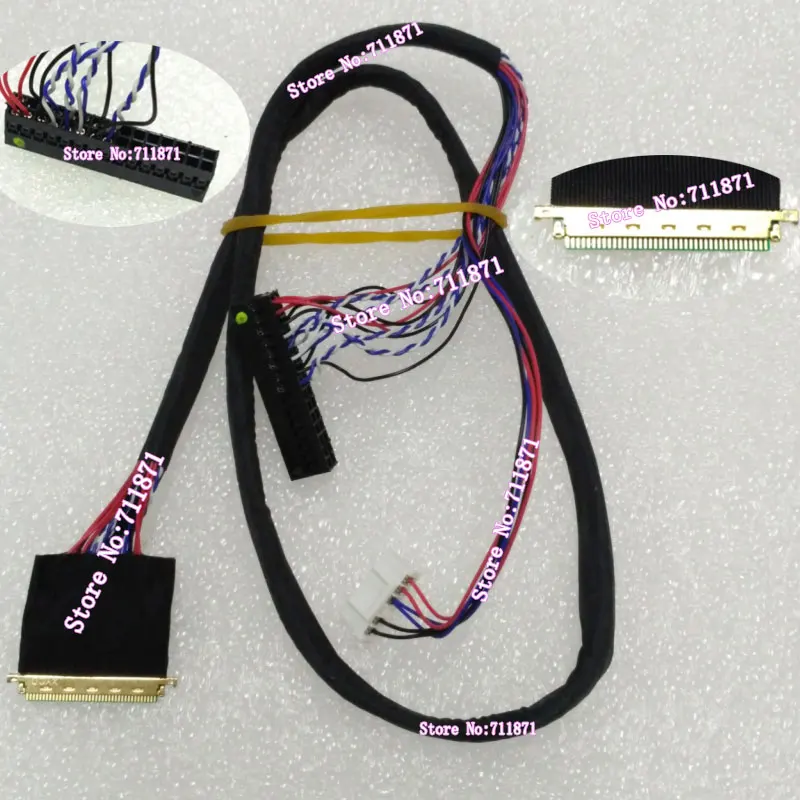 Кабель для экрана 50 см Φ 0 5 Шаг 30P 40Pin 20453 030T 040T экран eDP кабель LVDS 1 канал 6 бит 30Pin 40P