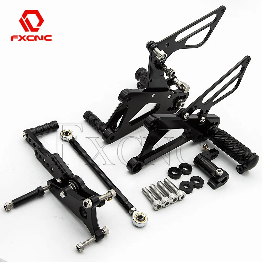 

For TRIUMPH DAYTONA 675R 2006-2016 Motorcycle Footrests Quickshifter Rearset Rear Set Footpeg Foot Rests DAYTONA 675 2011-2013