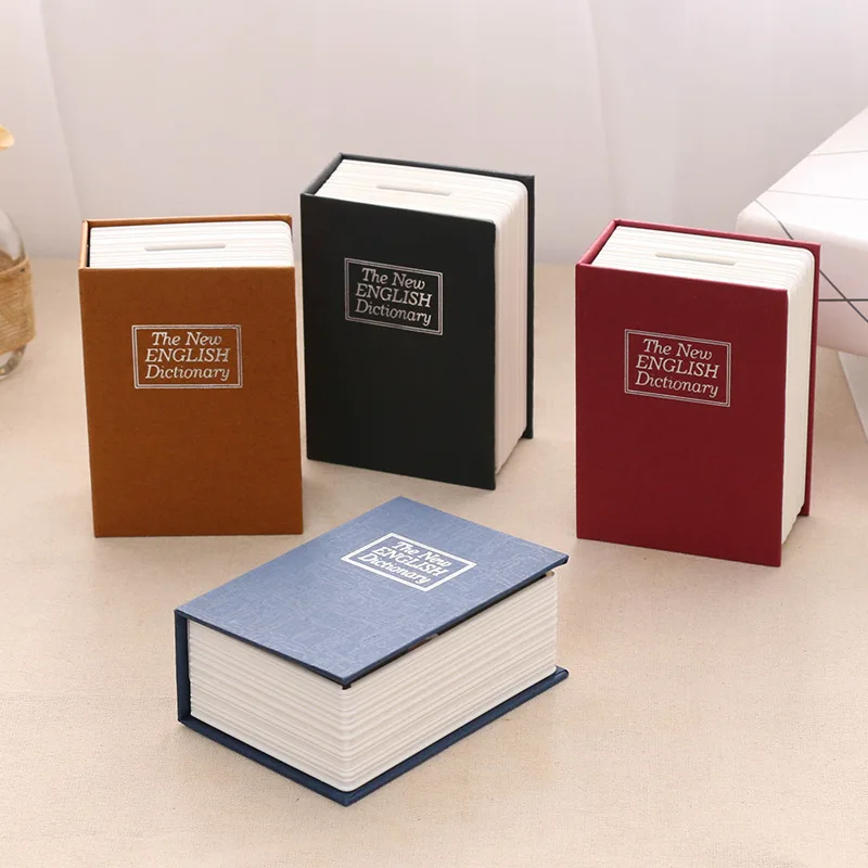 18*11.5*5.5cm safe box security secret stash key lock hidden cash money safety hide storage locker small Coin book | Безопасность и