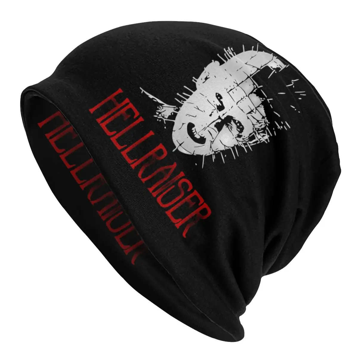 

Hellraiser 1987 Bonnet Hat Casual Autumn Winter Outdoor Skullies Beanies Hat for Men Women Knitted Hat Warm Dual-use Unisex Caps