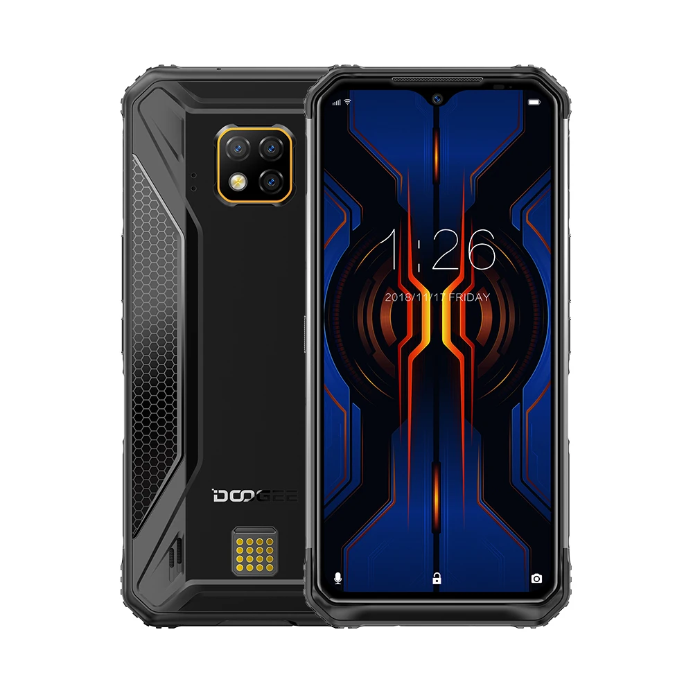 Смартфон Doogee S95 Pro 8 + 128/256 ГБ Android 9 0 Helio P90 5150 мА ч 48 16 Мп NFC OTG 4G | Мобильные телефоны и
