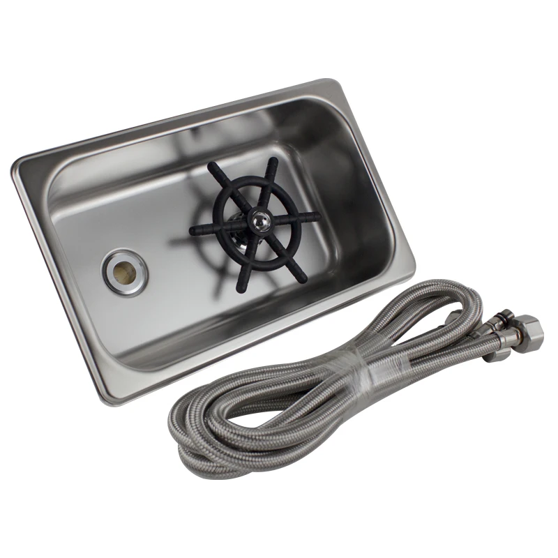 

Glass Rinser for Kitchen Sink, Kitchen Sink Accessories, Bar Glass Rinser, Cup Washer Rinser for Hotel Cafe Restaurant Silver
