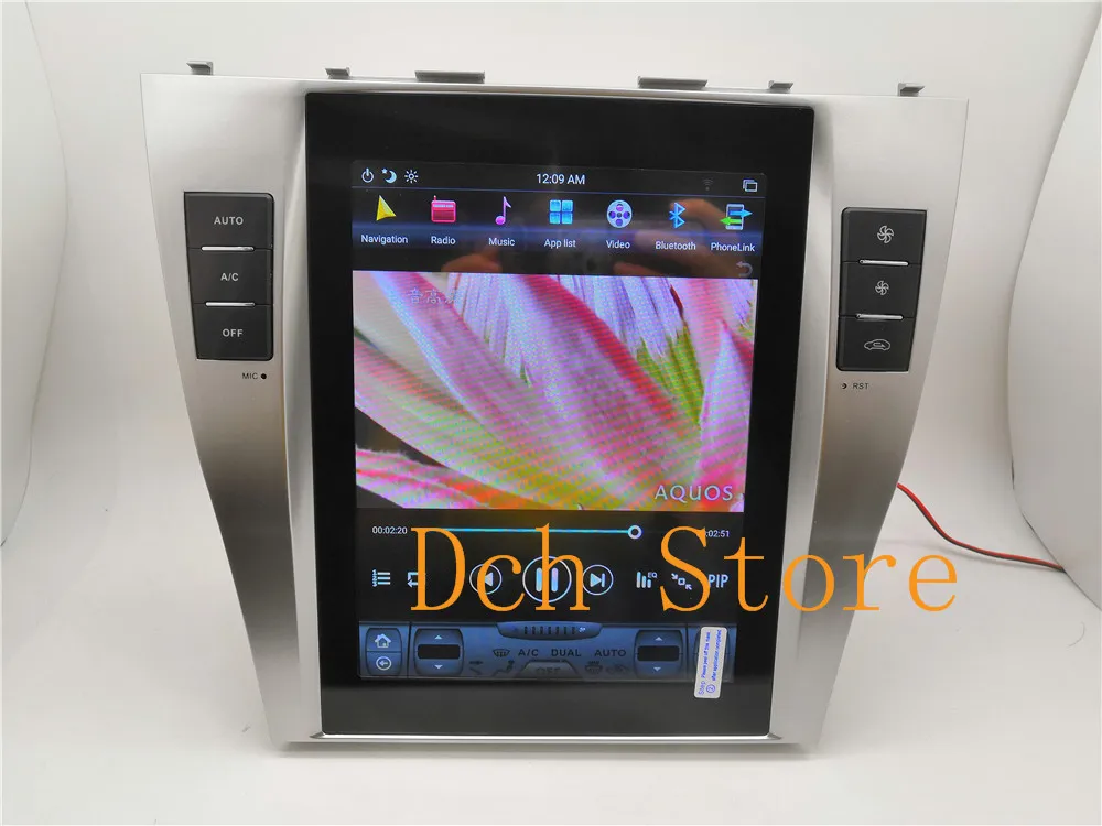 10 4 ''вертикальный экран Tesla Style Android 8 1 автомобильный DVD плеер GPS навигация Радио