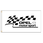 Декоративный Флаг гоночного автомобиля Opel Motor Sport 3 Х5 фута