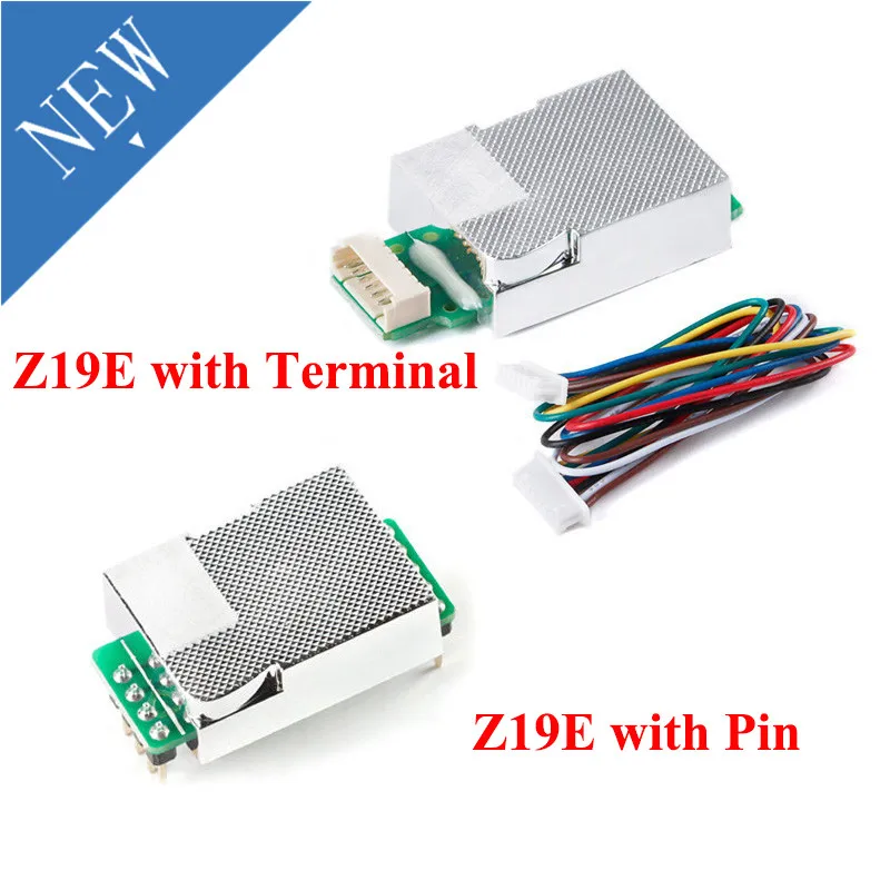 

MH-Z19E MH-Z19D CO2 Sensor Module IR Infrared Carbon Dioxide Gas Sensor for CO2 Monitor 400-5000ppm UART PWM Output Cable NDIR