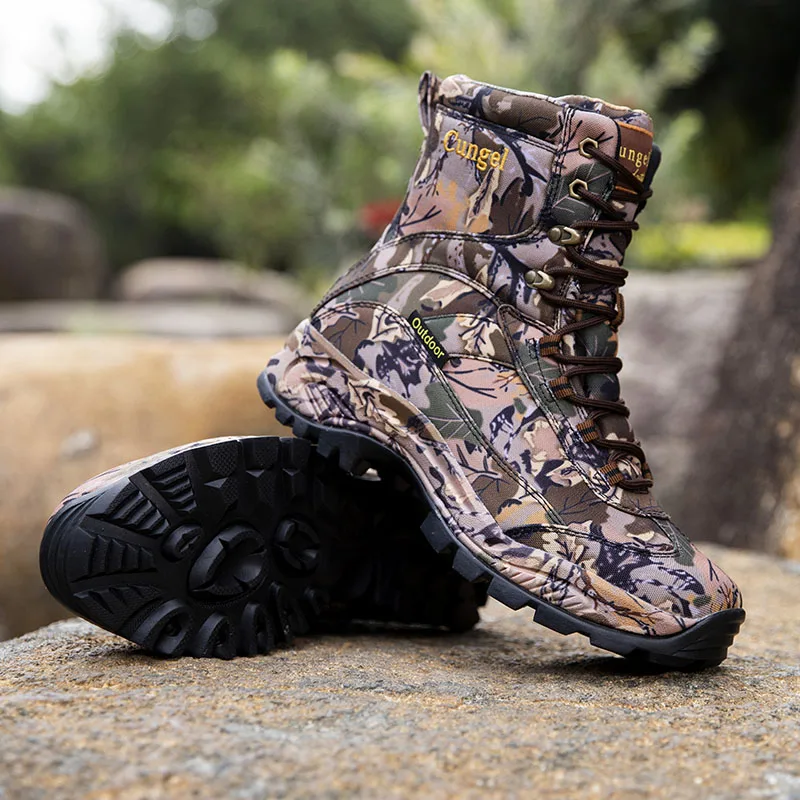 

Tactical Military Boots Men Boots Mountain Camouflage Desert Combat Army Boots Outdoor Hiking Boots Ankle Men Work Safty Shoes