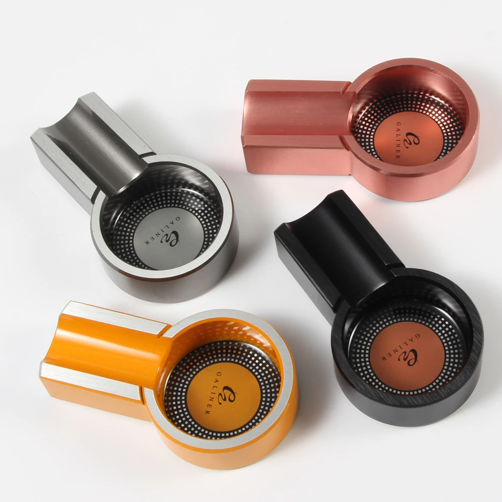 

Домашняя пепельница GALINER, металлическая подставка для сигар, 1 трубка, пепельницы для сигар, наружная и внутренняя портативная пепельница дл...