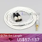 8-жильный посеребренный кабель LN006559 2,5 мм 4,4 мм XLR для наушников Mr speaker Ether Alpha Dog Prime