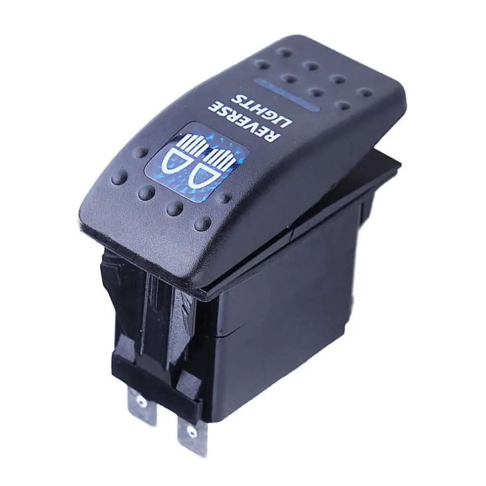 1 шт. водонепроницаемый переключатель с синим светодиодным индикатором 12 В 20