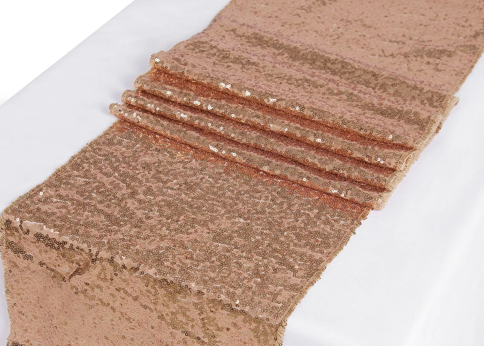 

12 x 72 Sparkly Sequin Table Runner Tablecloth Birthday Wedding Party Decor