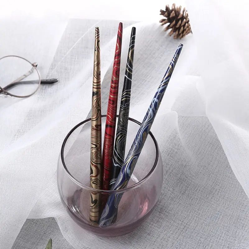 Дерево ремесло скрипт античный Dip Ручка косой каллиграфии ручка держатель чернил