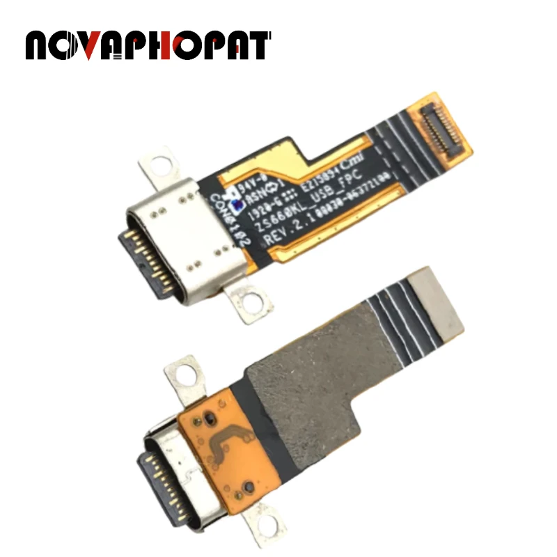 

Novaphopat For ASUS ROG Phone II ZS660KL USB Dock Charger Charging Port Type C Plug Connector Flex Cable board