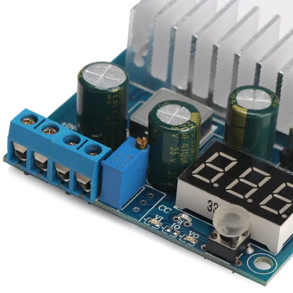 LTC1781 100W DC/DC Step Up Converter 3-35V to Switching Regulator Constant Current with Volt Ampere Meter USB Interface fo | Электроника