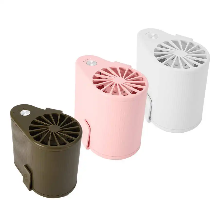 

Подвесной вентилятор для талии, кулер для воздуха, USB Перезаряжаемый, летний, для кемпинга, путешествий, кондиционер, охлаждающий вентилятор