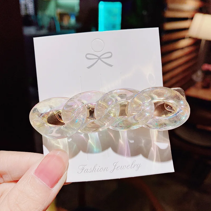 

Transparent Headband Hairpins Accessories Clips Geometric Fashion Heart New Cute Women
