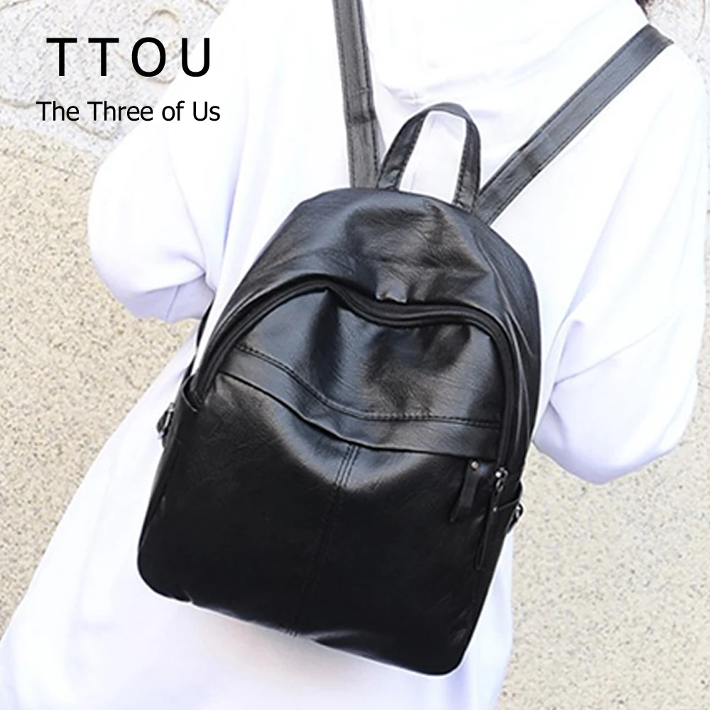 TTOU женская обувь высокого качества из PU искусственной кожи рюкзак модные