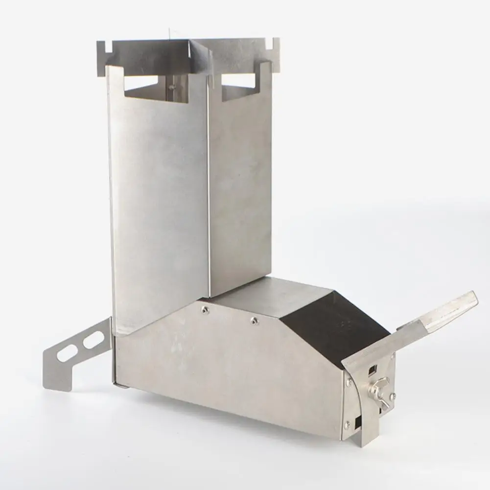 Открытый Кемпинг Rocket плита с ручкой выживания Шестерни само кормления на дереве